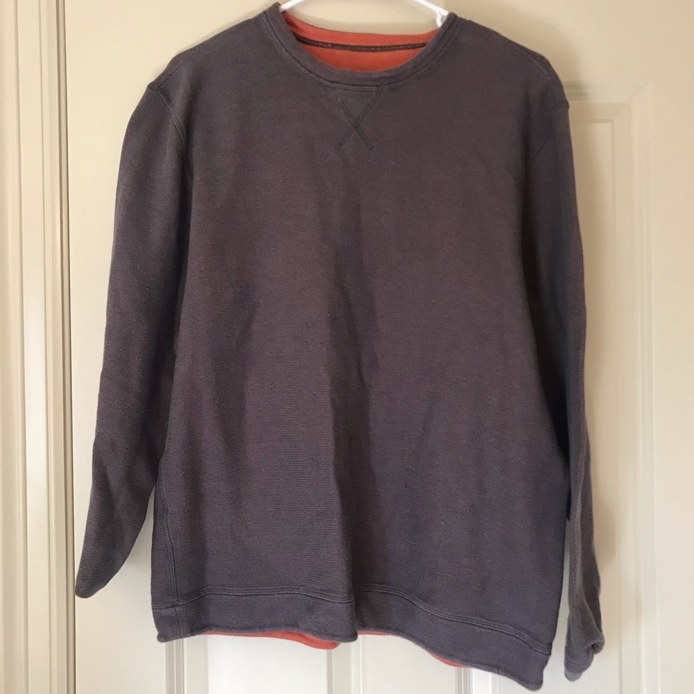 Grey and Salmon Reversible Shirt